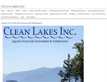 Tablet Screenshot of cleanlake.com